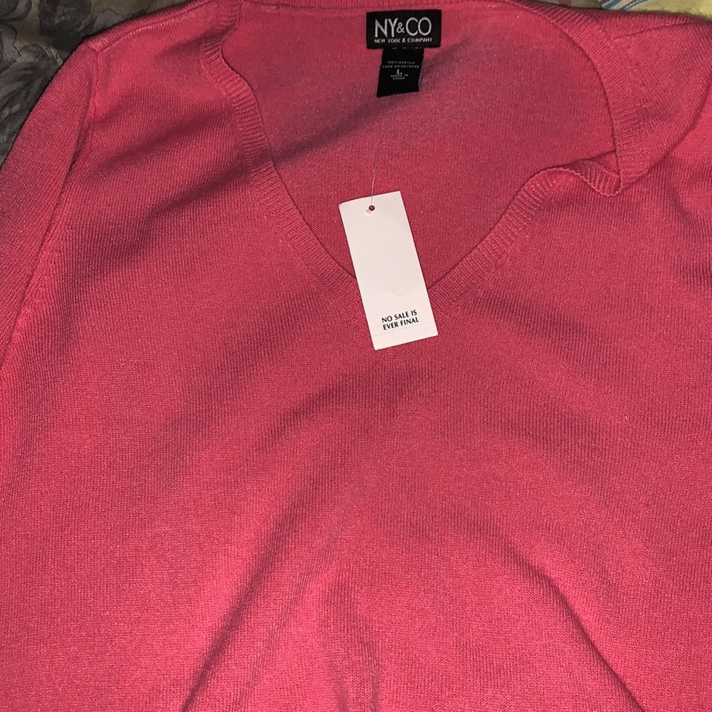 Pink affair combo cashmere/T-shirt sizeL (new) - Picture 2 of 5